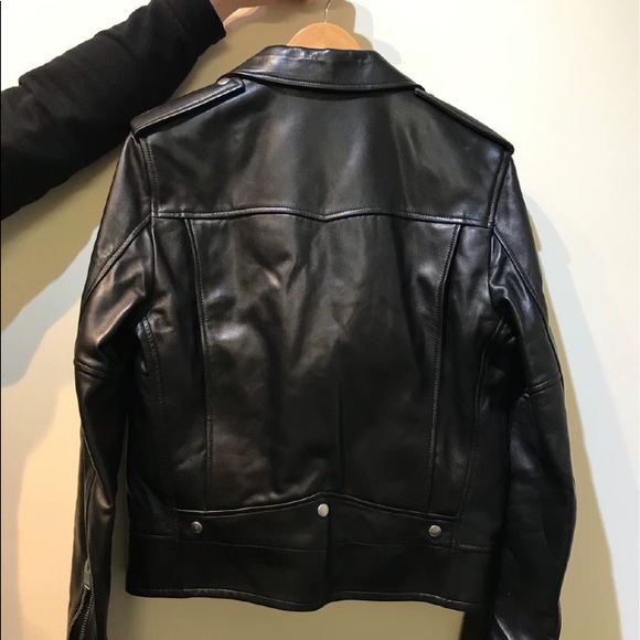Saint Lauren leather jacket L01 motor - Picture 2 of 7